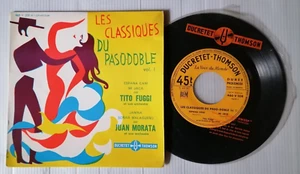 TITO FUGGI - JUAN MORATA Clásicos Paso-Doble 7" EP Ducretet-Thomson 460 V 208 - Imagen 1 de 2