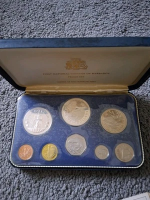 First National Coinage of Barbados Proof Coin Set - Franklin Mint - Image 1 of 2