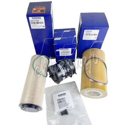 Oil & Fuel Filter Kit for MX-13 Engine 2277129, 1922496, 2234788 1714364 In Box Foto 1 de 4