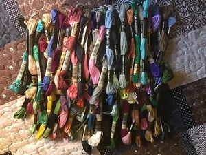 Lot Of 100 Skeins DMC Floss/Embroidery Thread 6-Strand Cotton - Picture 1 of 1