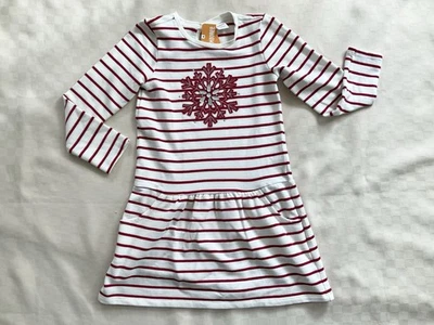 NWT Gymboree Peppermint Stripe Dress Sz7 New - Image 1 of 4