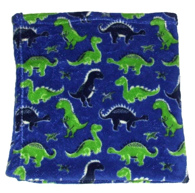 Sam Salem & Son Azul Verde Dinosaurio Bebé Manta Seguridad Lovey 29x30" Foto 1 de 2