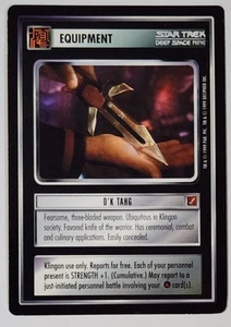 Star Trek CCG Blaze of Glory - D'K TAHG - Equipo - Casi nuevo/como nuevo pantano -- Nunca jugado - Imagen 1 de 1