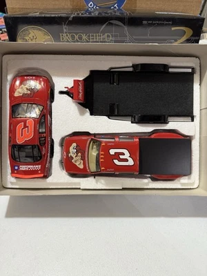 RARE* DALE EARNHARDT #3 TAZ 1:24 Stock Car, Crew Cab, open trailer diecast - Image 1 of 4