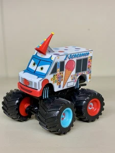 Disney Pixar Cars Toon I-SCREAMER 25 Deluxe Monster Truck Mater Diecast 2010 Pul - Imagen 1 de 6