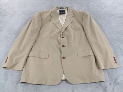 Blazer Nautica Para Hombres 46R Algodón Vendido Tostado 3 Botones Frontal Sin Ventilación Negocios Usado en Excelente Condición Foto 1 de 4