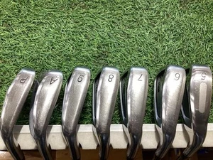 Y0827 Prgear Iron Set Titanium Face Rs 8S Flex Sr Used C Rank - Picture 1 of 5
