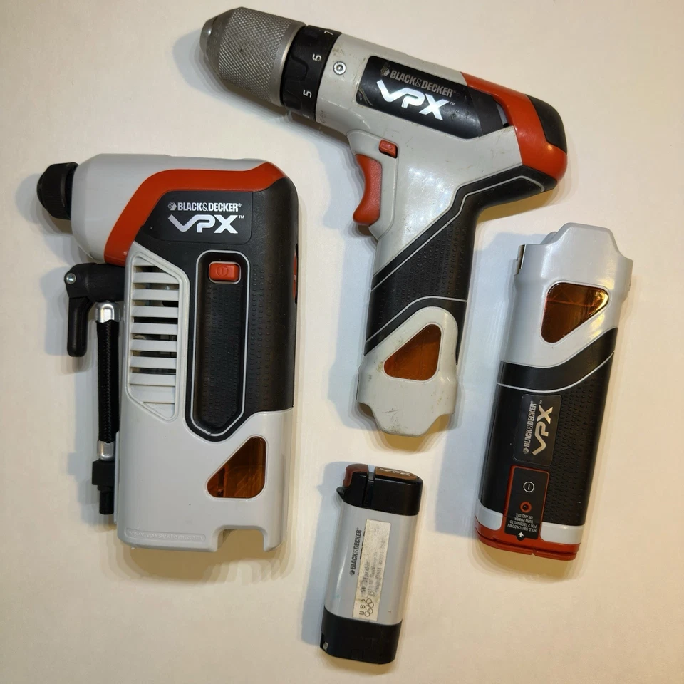 Taladro VPX Black & Decker + Compresor de Aire + Batería + Central Eléctrica Funciona Leer Foto 1 de 3