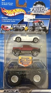 Vintage Hot wheels Monster Truck Maker 3 Pack Cobra & Red Pick Up Neu Sealed P6 - Bild 1 von 4