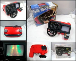 Tomy Turnin’ Turbo Dashboard Juego de Conducción en Caja (Vintage 1983) - Imagen 1 de 9