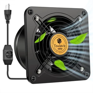 6 Inch Exhaust Fan, 308 CFM Vent Fan Wall Mounted with Variable Speed Control... - Picture 1 of 7
