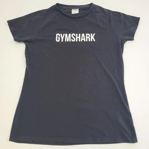 Gymshark Womens Sz Large Black Miami Graphic T Shirt Gym Running Athletic Top - Picture 1 of 6