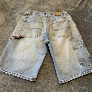 U.S. Polo Assn Jeans Carpenter Shorts Gr. 32 blau Baggy Vintage Y2K Jorts super verblassen - Bild 1 von 17