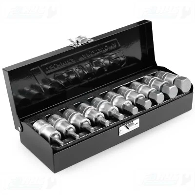 Steckschlüssel Satz Nuss Innen Sechskant 1/2 Nüsse für Inbus Schrauben H4-H19 - Bild 1 von 4