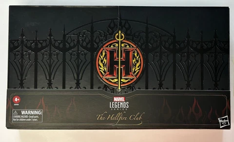 Hasbro Marvel Legends Hellfire Club Box Set Pulse Exclusive 4 Pack X-Men - New Cover