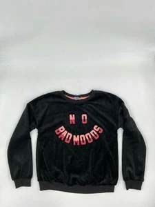 Member's Mark Black Sweatshort Girl's Pink Writing Black with Pink Writing 14/16 - Picture 1 of 1
