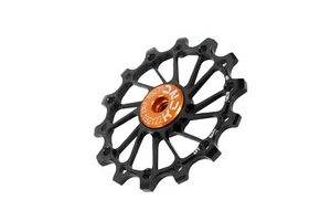 KCNC Road MTB Cycling Bike Oversized Derailleur Pulley Sealed Bearing 14T Black - Picture 1 of 8