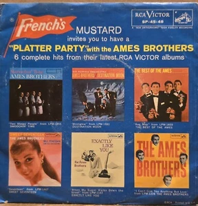 Ames Brothers Platter Party, French's Mustard Compilation, 7" 45rpm EP V - Picture 1 of 4