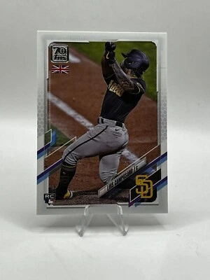 2021 Topps UK Edition - #48 Luis Campusano (RC) San Diego Padres - Image 1 of 2