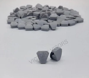 BULK Mini Football Visor Clips. AS LOW AS $1.50 PER CLIP. Grey UA Mini Clips - Picture 1 of 2