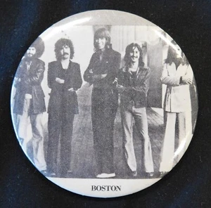 Boston Pinback Knopf - Vintage 3 Zoll - Bild 1 von 2
