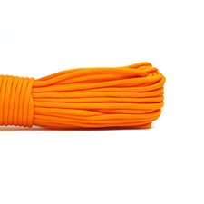 550 Paracord Parachute Cord Lanyard Mil Spec Type III 7 Strand Core 100FT Orange