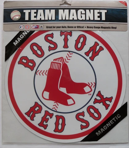 MLB Boston Red Sox Magnet 12 " Tall Baseball Heavy Gauge Magnetic Vinyl Cover