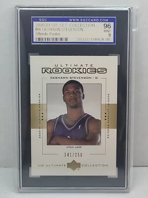 2000-01 UD. ULT. Collection #66 Deshawn Stevenson  141/250 Ultimate Rookie SGC 9 - Image 1 of 2