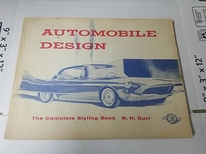 R.H Gurr Automobile Design 1955 The Complete Styling Book 96 Pages Paperback - Picture 1 of 16