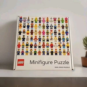 LEGO Minifigure 1000 Piece Jigsaw Puzzle 25" X 20" NIB Brand New Sealed Lego - Picture 1 of 2