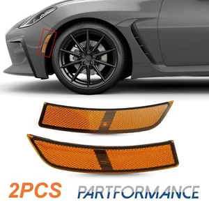 For 2022-2023 Subaru BRZ Toyota GR86 LED Side Marker Lights Lamps Reflector Pair - Picture 1 of 12