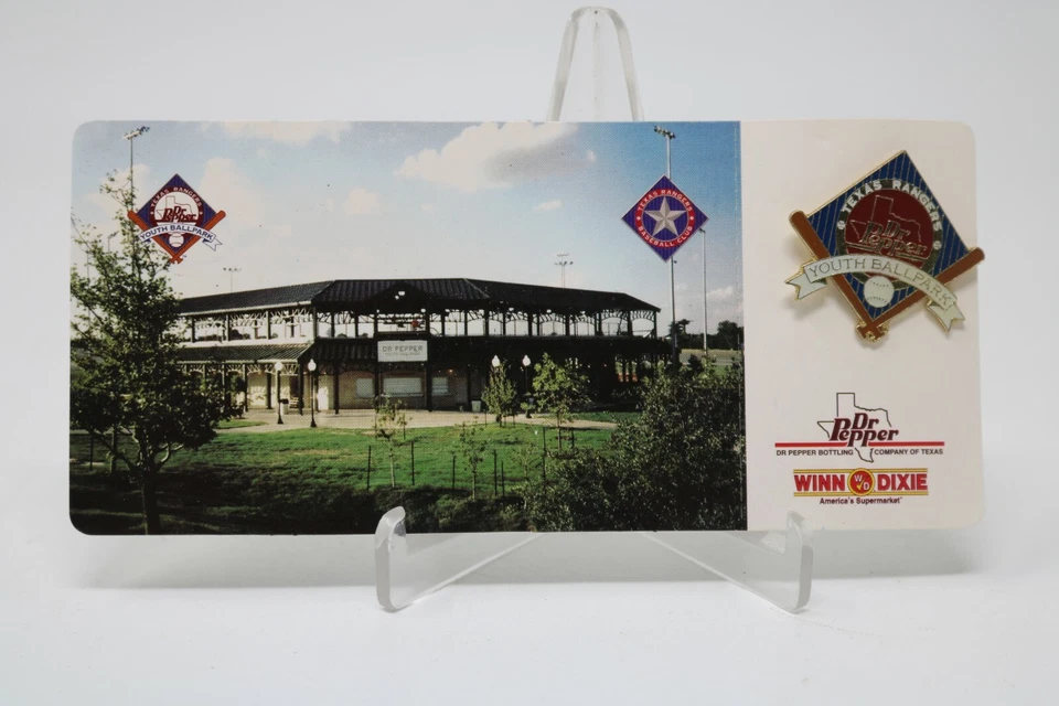 TEXAS RANGERS PIN WINN DIXIE SPONSER DR PEPPER YOUTH BALLPARK HTF - Image 1 of 4