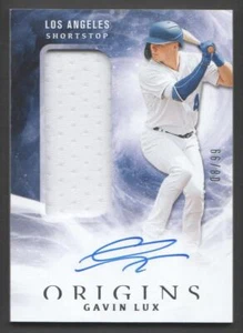 2020 Panini Chronicles Baseball Origins Rookie Jumbo #RJMA-GL Gavin Lux AUTO /99 - Picture 1 of 2