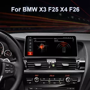 12,3'' Android 14 Autoradio CarPlay 8+128GB GPS DAB+ für BMW X3 F25 X4 F26 NBT - Bild 1 von 16