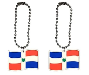 Dominikanische Flagge Becher Kette Tasse Becher Flasche Trinken Kaffee Tee Unikat 2er Set - Bild 1 von 6