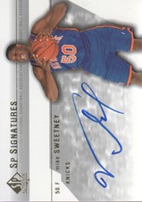 2003-04 SP Authentic Basketball Signatures #MS-A Mike Sweetney Auto