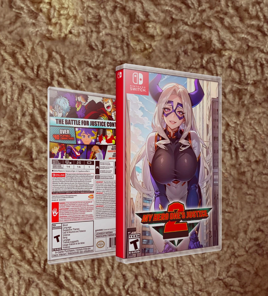 SOLO FUNDA Y ESTUCHE SIN JUEGO Interruptor My Hero’s one Justice 2 Foto 1 de 1