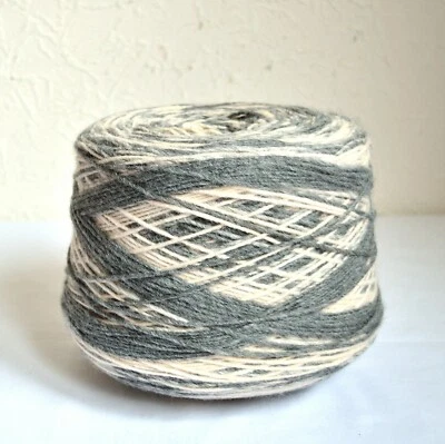 Italian merino wool yarns, 2.2 lb / 1000 grams cone - Image 1 of 3