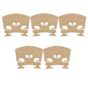 10PCS Maple Wood Violin Bridge for 4/4 Full Size Violin Accessory Eexquisite - Picture 1 of 8