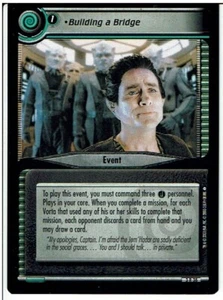 STAR TREK CCG 2E CALL TO ARMS RARE CARD BUILDING A BRIDGE 3R38 ex - Bild 1 von 1