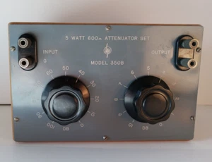1945 Hewlett Packard HP History 5 Watt 600 Ohm Attenuator Model 350B Bakelite - Picture 1 of 12