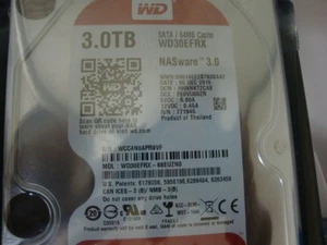 NUEVO IntelliPower 3TB etiqueta roja unidad NAS - Imagen 1 de 1