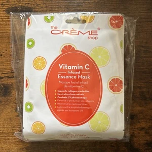 The Creme Shop Vitamin C Infused Essence Mask • 6 Count • Combats UV Photodamage - Picture 1 of 2