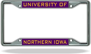Marco de matrícula del norte de Iowa, Universidad de Iowa - Imagen 1 de 1