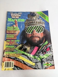 WWF Wrestling Magazine MACHO MAN RANDY SAVAGE July 1990 WWE, Cover Issue - Bild 1 von 9