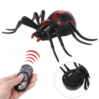 Ragno Telecomando Realistico Luminosa Giocattolo Bambini Halloween Idea Scherzo - Immagine 1 di 4
