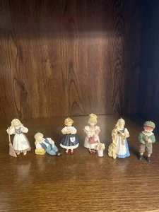 Dianna Effner Puppenkünstlerin schuf diese sechs original nummerierte 3"" Ornamente 1994 - Bild 1 von 22