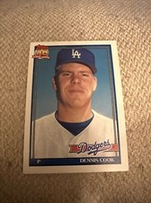 1991 Topps Baseball Card Dennis Cook Los Angeles Dodgers #467