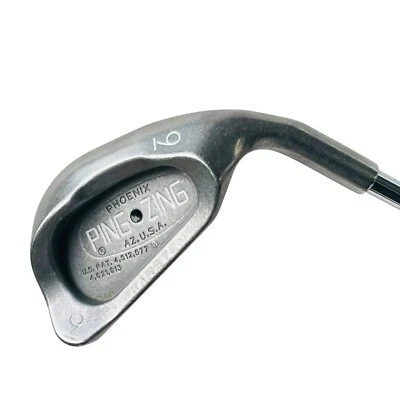 Ping Zing Punto Negro 9 Hierro Karsten KT-M Eje Acero Senior 36" Derecha Empuñadura Original Foto 1 de 4