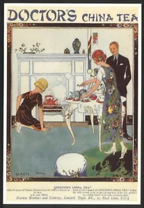 Modern Postcard: Doctor's CHINA TEA - Vintage Advert Repro. Mayfair BB716 - Picture 1 of 1